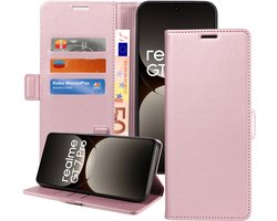 ChiGuard Book Case Hoesje geschikt voor Realme GT 7 Pro - Magnetische Sluiting - Portemonnee Rose