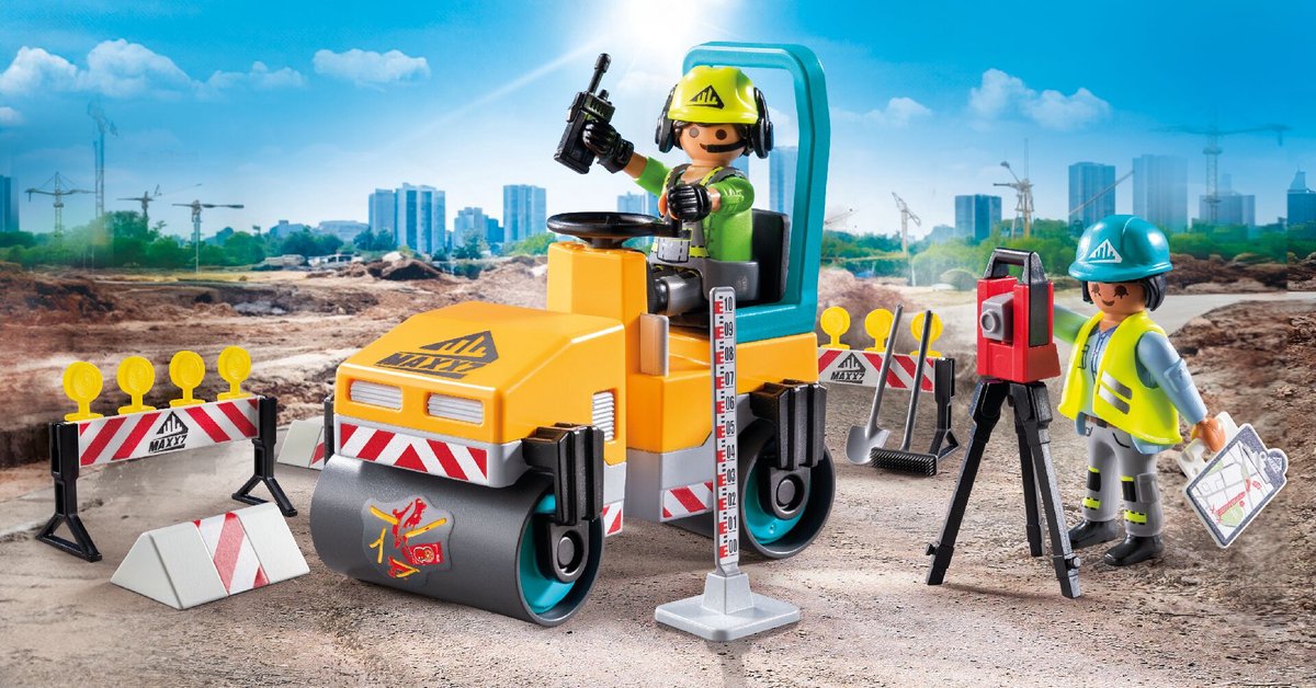 PLAYMOBIL Action Heroes Wegenbouw 71751 — afbeelding 5