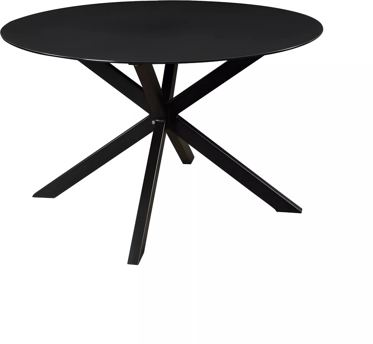 Vente-unique Ronde tuintafel PORTOFINO in aluminium - D.120 cm L 120 cm x H 73 cm x D 120 cm