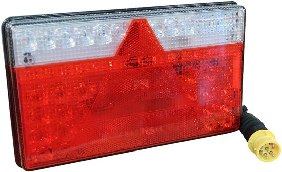 trailer parts4u Aspöck Multiled IV 4 volledige LED 5-polig bajonet achterlicht achterlicht stoplicht aanhanger (set