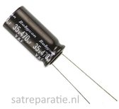 Condensateur électrolytique en aluminium Rubycon radial, 470 μF, 35 V c.c., trou traversant