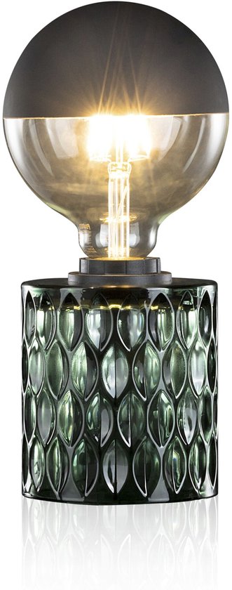Pauleen LED Tafellamp Crystal Magic - E27 - Max. 20W - Woonkamer, Slaapkamer & Eetkamer - Groen