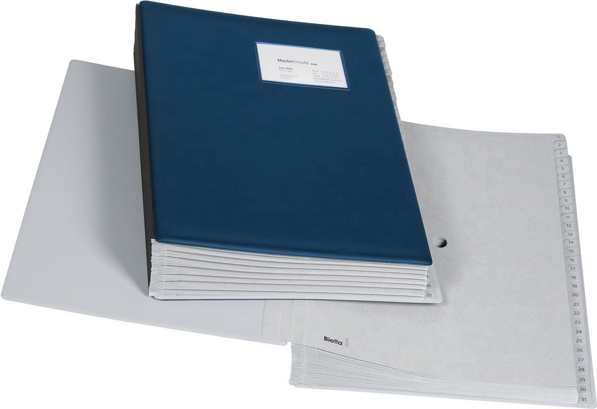 BIELLA bureaumap A4 32043107U donkerblauw