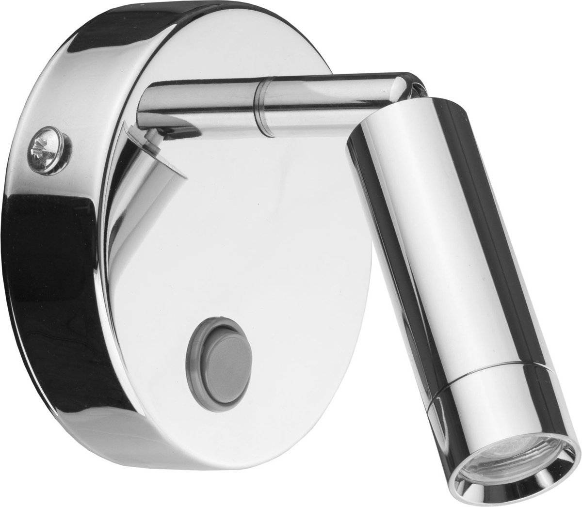 Licht-Erlebnisse - Pasa - LED - Opbouwspot - 4000K - 270lm - van - Metaal - in - Chrom