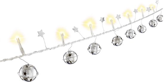Foto: Goobay 57949 lichtsnoer lichtslinger 1 3 meter 10 lampen led bellen binnenshuis
