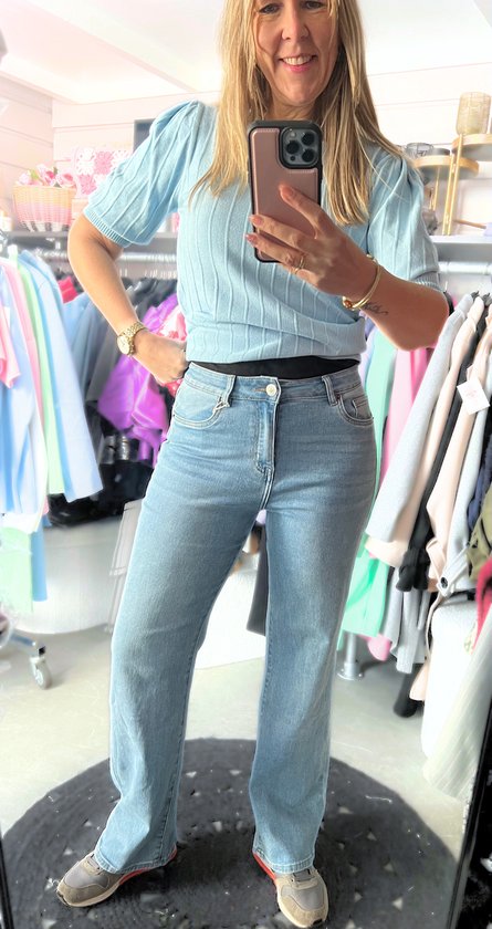 Naomi High Waist Jeans - Blauw main image 1