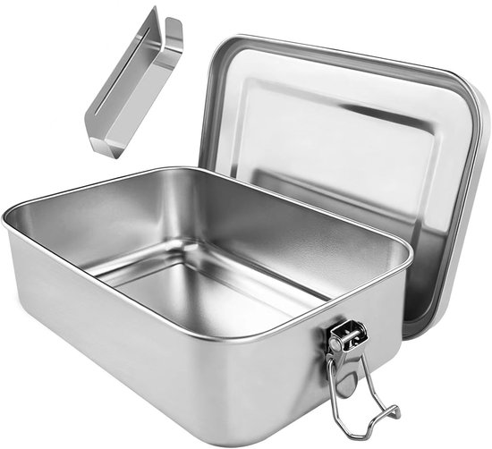 Roestvrijstalen Lunchbox met Scheidingswand