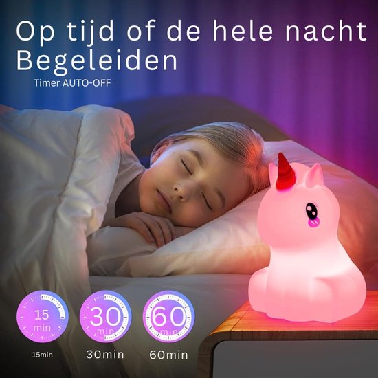 ApexArte® Nachtlampje Baby - Slaaptrainer Kinderen - Dimbaar van ApexArte — afbeelding 5