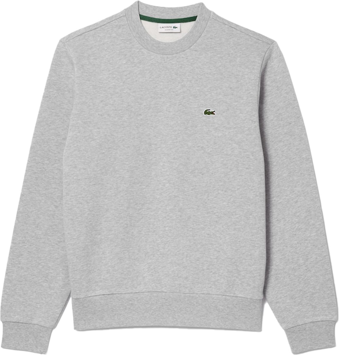 Lacoste heren sweatshirt lichtgrijs melange