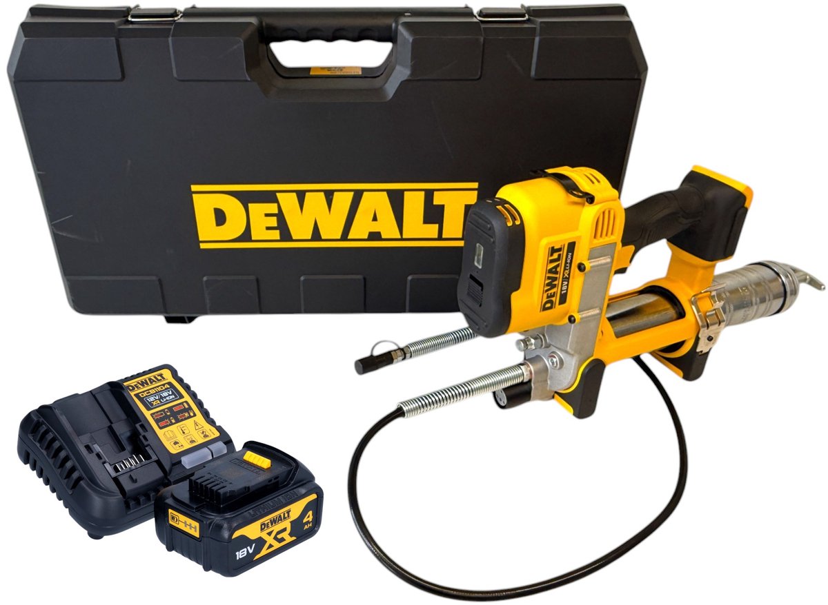 DeWalt DCGG 571 M1K accusmeerpistool 18 V + 1x accu 4.0 Ah + lader