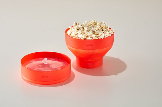 Lékué Magnetron Popcorn Maker - Red — afbeelding 3