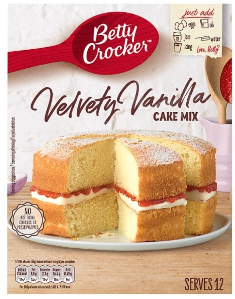 Betty Crocker Velvety Vanila 425g
