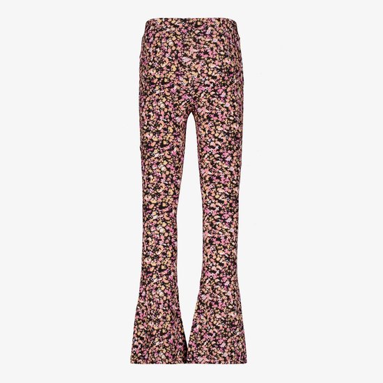Legging kinder nepleer imitatieleer zwart maat 128