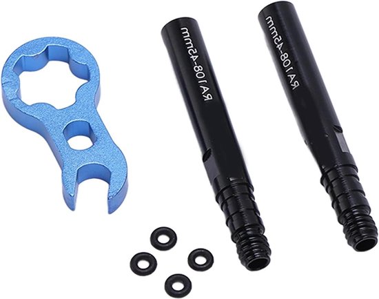 Verlengstuk Voor Bandenventielen, Aluminiumlegering Elektrische Scooter Inflator Nozzle Verlengingsadapter Verlengd Met 39 Mm Compatibel Met Xiaomi M365 M365pro Dualtro