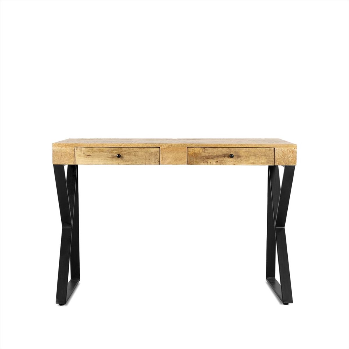 Bureau Abstract mangohout 120 cm - Naturel