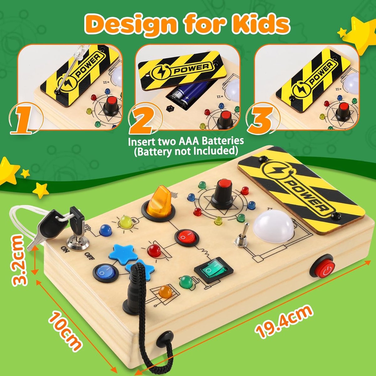 Busy Board Jouet Bois - Planche 1 2 3 4 Ans Jouet Enfant Parcours Motricité Bébé Jeux Educatif Busy Board Jouet Bois - Planche 1 2 3 4 Ans Jouet Enfant Parcours Motricité Bébé Jeux Educatif