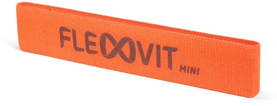 FLEXVIT Mini Elite (zwart) - zeer duurzame fitnessband voor explosieve krachttraining, maximale spieropbouw en gevorderde atleten