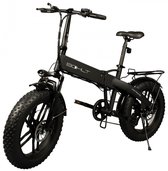 BOHLT Fat Twenty - Elektrische Vouwfiets - 20 inch Fatbike - 250W Motor - 374Wh Uitneembare Accu - 6 Versnellingen - Schijfremmen - Zwart