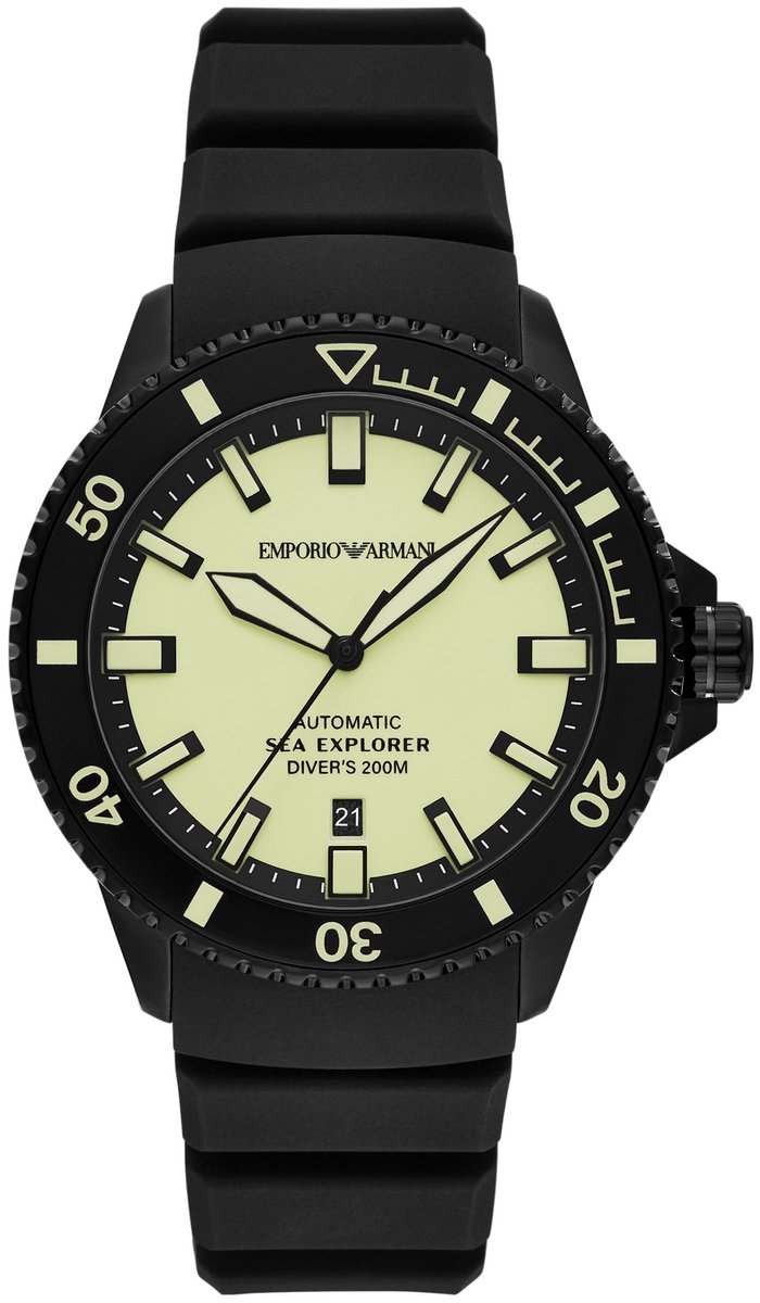 Emporio Armani AR60085 Heren Horloge 42mm - Zwart