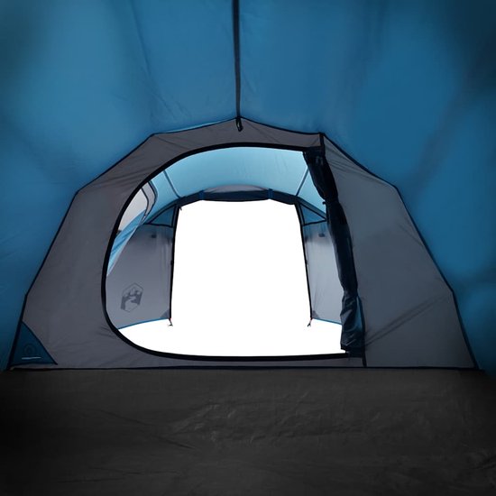 vidaXL - Tunneltent - 3-persoons - waterdicht - blauw van Vidaxl — afbeelding 3