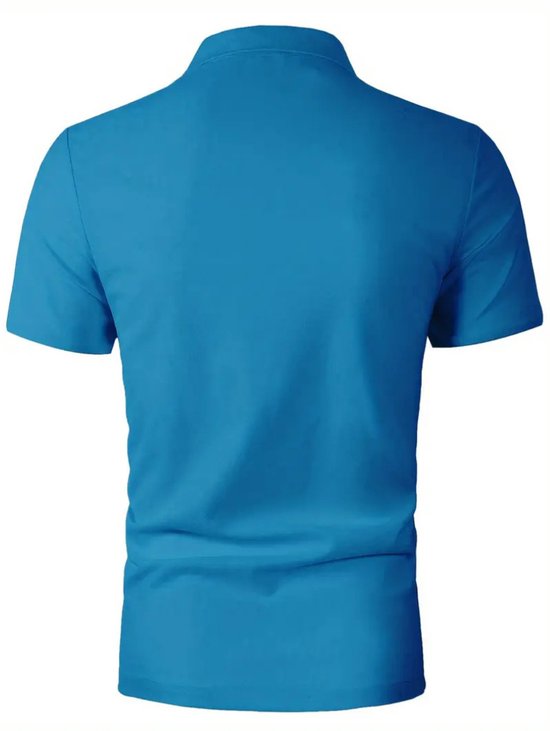 Livano Golf Shirt Heren - T-shirt - Golfkleding - Golfen - Golf Accessoires - Polo Shirt - Marineblauw - Maat XXXL van Livano — afbeelding 5
