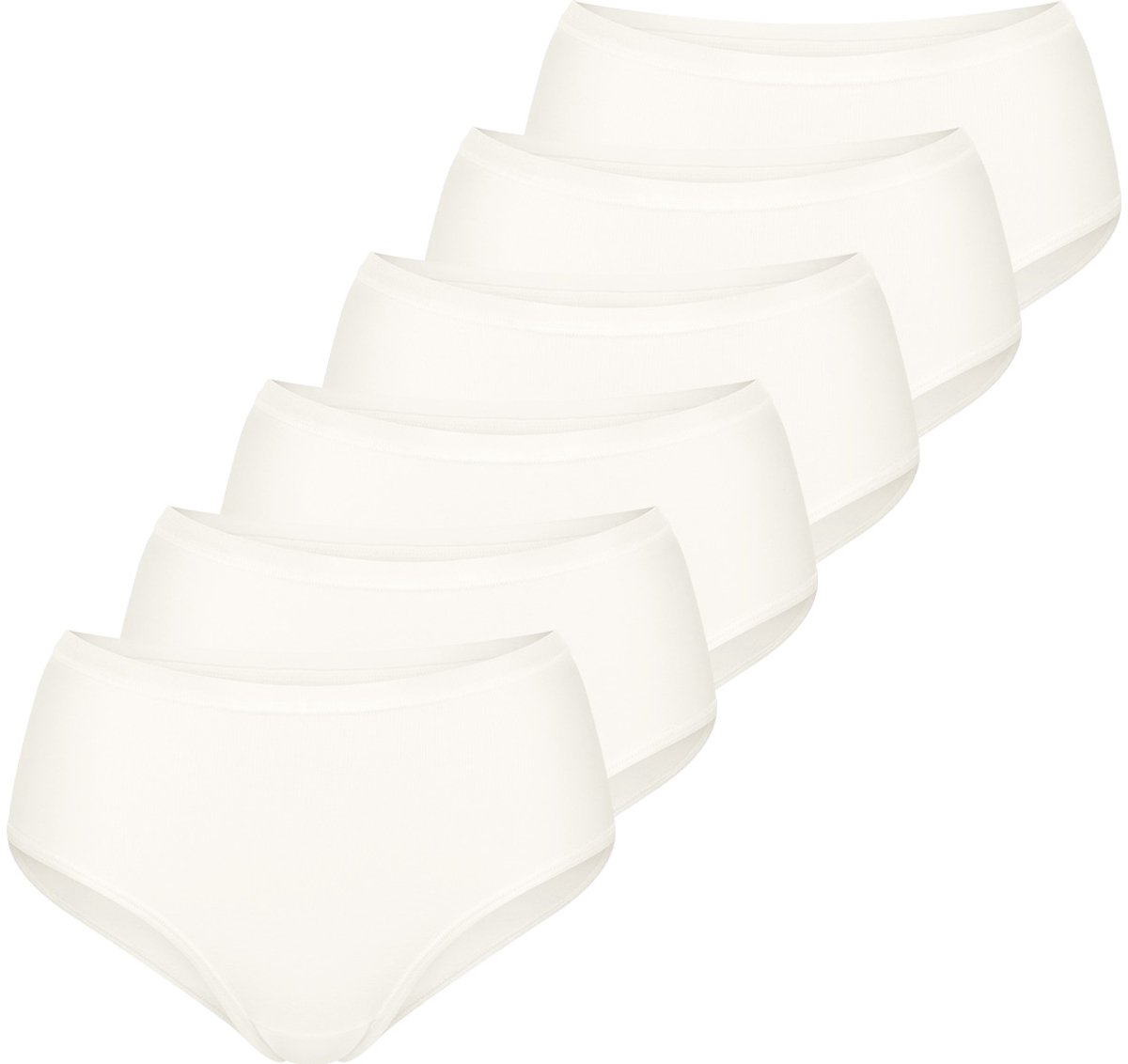 sloggi Dames midi slip 6 pack GO Daily Cotton