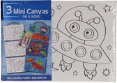 Ensemble de peinture sur toile Space, lot de 3 pièces