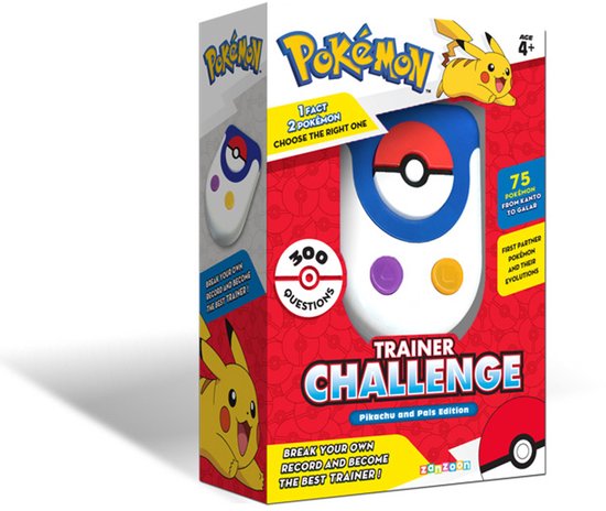 Foto: Zanzoon pok mon trainer challenge bordspel quiz 4 jaar