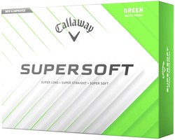 Callaway SuperSoft 2025 Golfballen - Groen - 12 Stuks