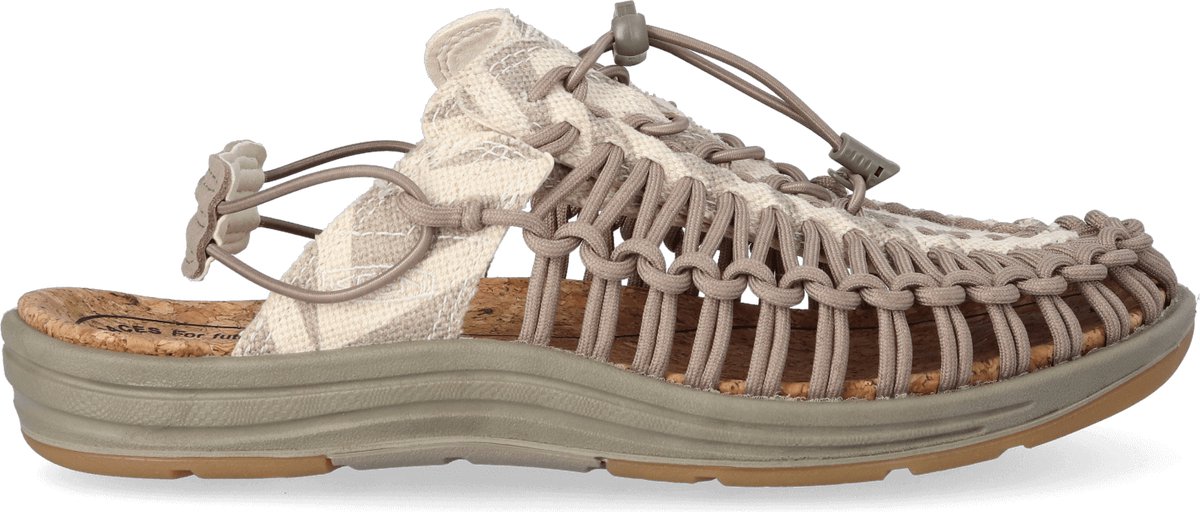 Keen Uneek II Convertible Canvas Sandalen Brindle/Natural Bruin