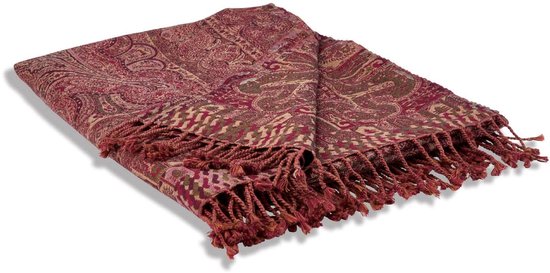LOBERON Plaid Nugère rood