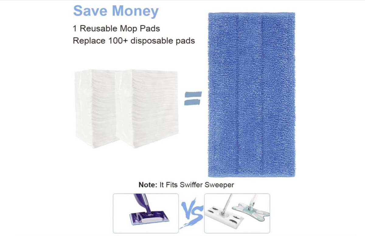 Lot De 5 Récipients Rechargeables Pour Vadrouille – Compatible Swiffer, Couleur Blanc