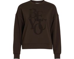 Vila Trui Vireflect Be You O-neck L/s Top 14110271 Coffee Bean Dames Maat - S