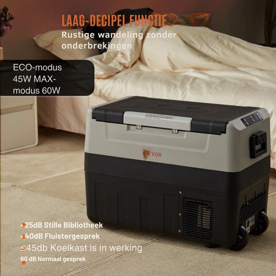 Auto Koelbox - Zwart/Grijs - Friggo - Met Display - 35L - Koel- en Vriesfunctie — afbeelding 5