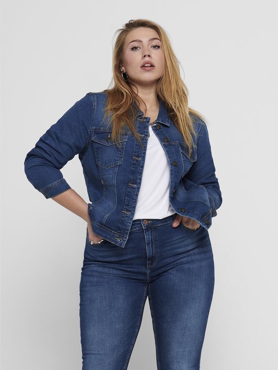 ONLY CARMAKOMA CARWESPA LIFE DENIM JACKET MBD NOOS Dames Jas - Maat 48