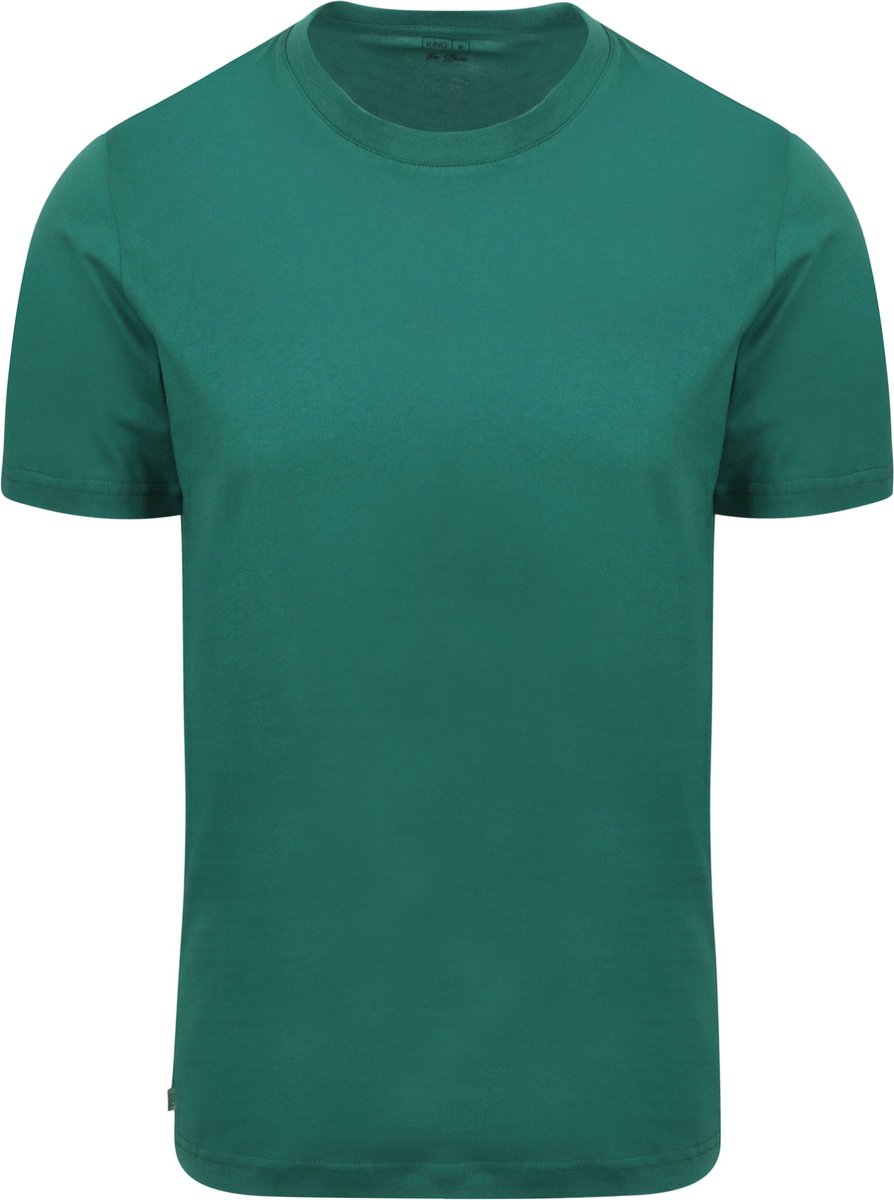 King Essentials The Steve T-Shirt Mid Groen - Maat M - Heren - Casual T-shirts