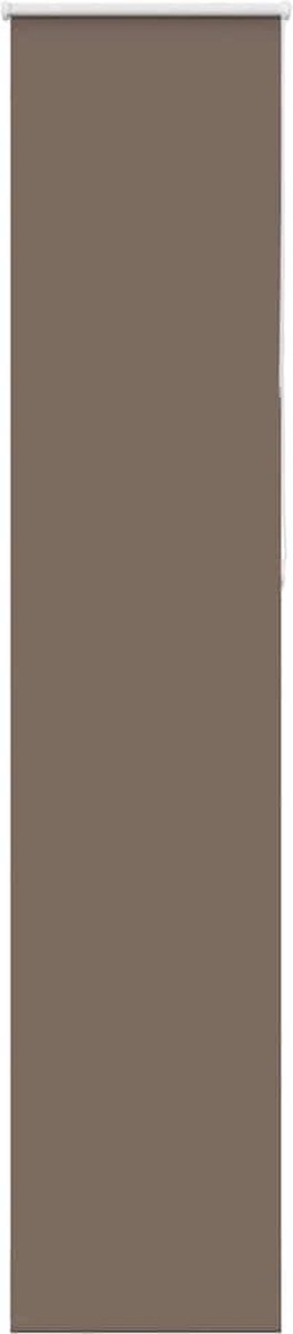 vidaXL Rolgordijn - verduisterend - koffie - 60x210 - cm - stofbreedte - 55,7 - cm