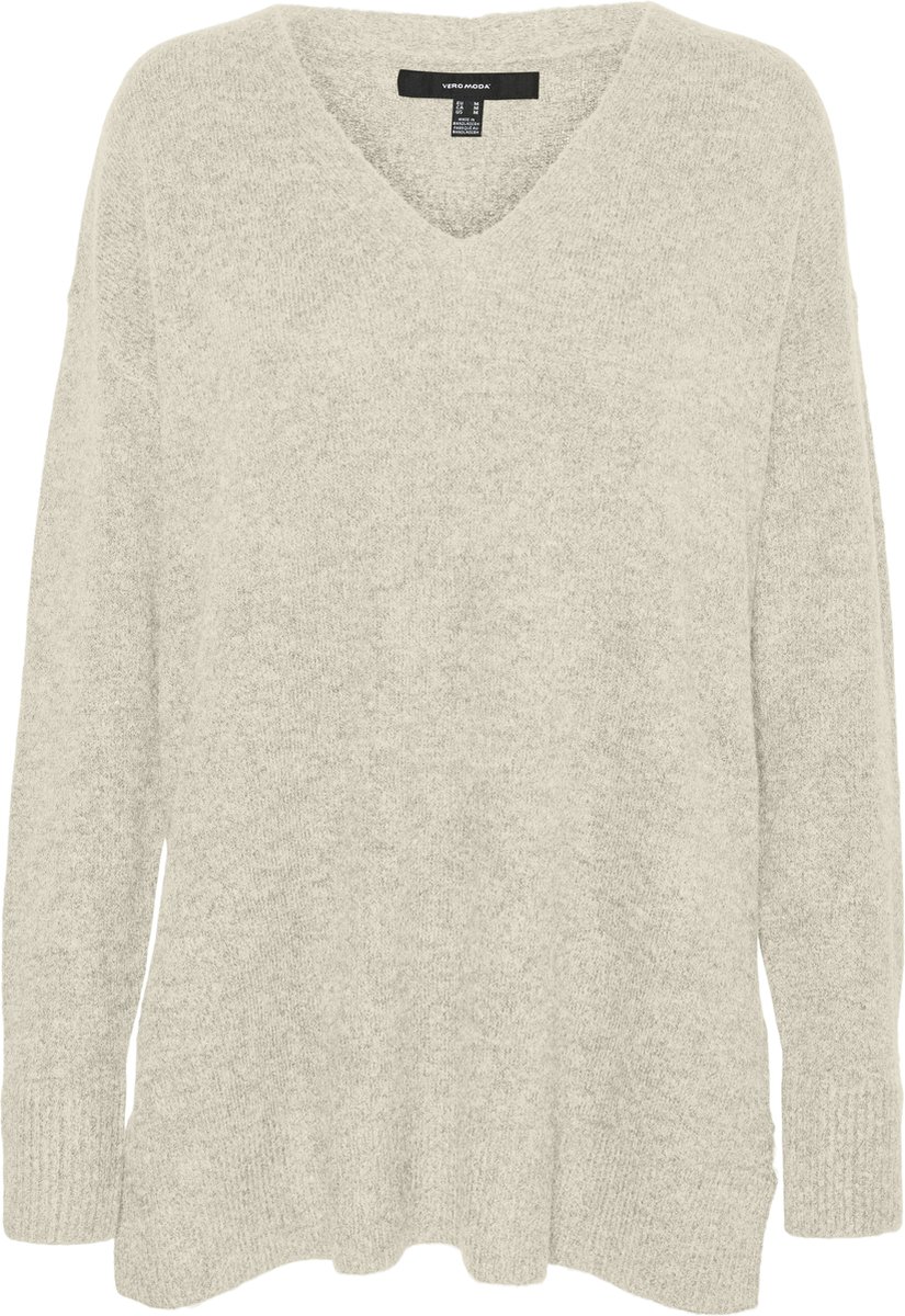 VERO MODA - VMFILUCA LS V-NECK LONG PULLOVER GA NOOS - Dames - Gebreide truien