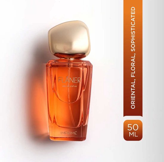 Imprime Flâner Edp Damesparfum 50ml | Oosters, Bloemig | Citrus, Lavendel, Saffraan, Salie, Amber, Ceder