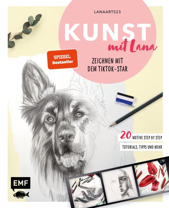 Kunst mit Lana – Zeichnen mit dem TikTok-Star Lanaarts23 - cover