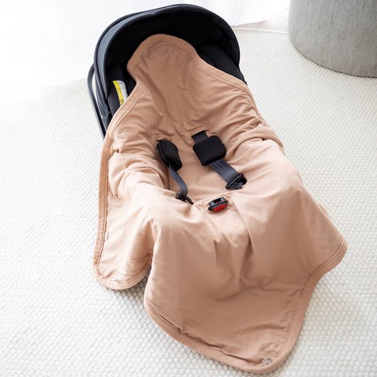 BEMINI Voetenzak - Biside 0-12m - Licht gewatteerd - Beige van Bemini — afbeelding 4