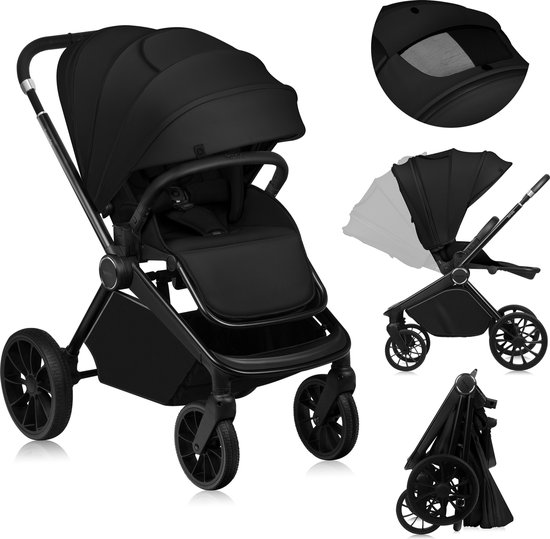 Lionelo Mika Plus Kinderwagen - All-Terrain Wielen - - Lionelo - €234,00