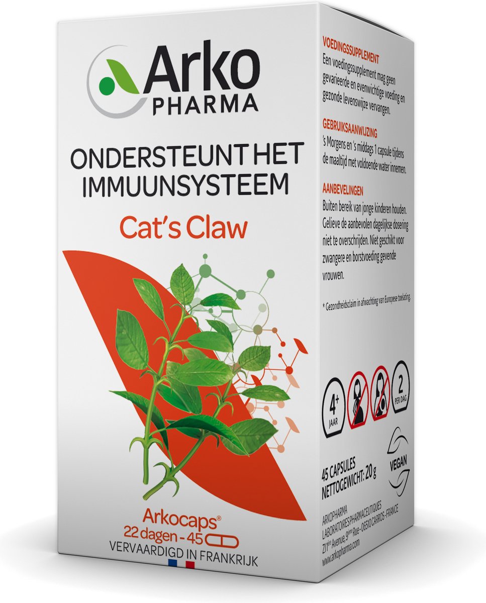 Goedkoopste Arkocaps Cat's Claw - 45 Capsules