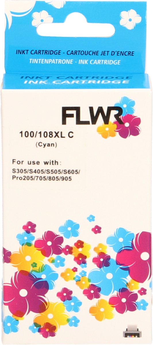 FLWR - Cartridges / Lexmark 100XL / cyaan / Geschikt voor Lexmark