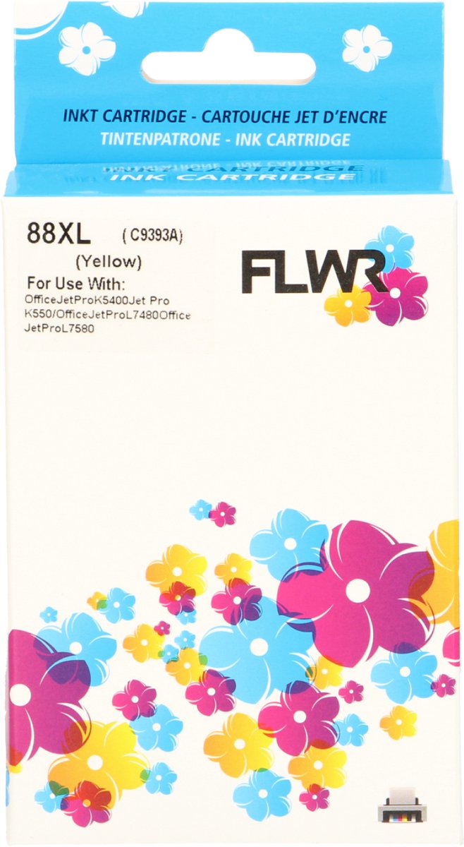 FLWR - Inktcartridge / 88XL geel - geschikt voor HP