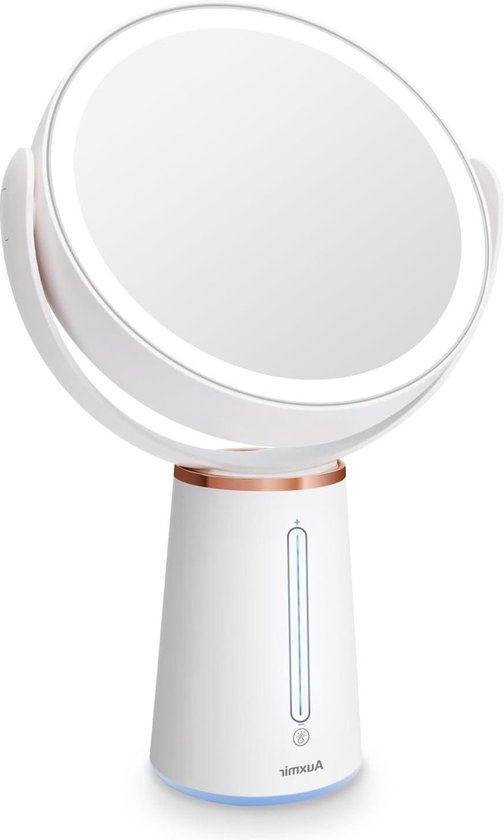 LED-opvouwbare make-upspiegel met aanraaksensor, 3 kleurverlichtingsstanden - wit, natuurlijk en warm licht, instelbare helderheid kopen vanaf een prijs van 9.34