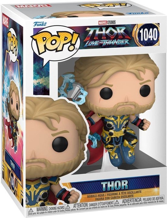 Funko Pop Marvel: Thor Love and Thunder - Thor - 9,5 cm - #1041 | bol