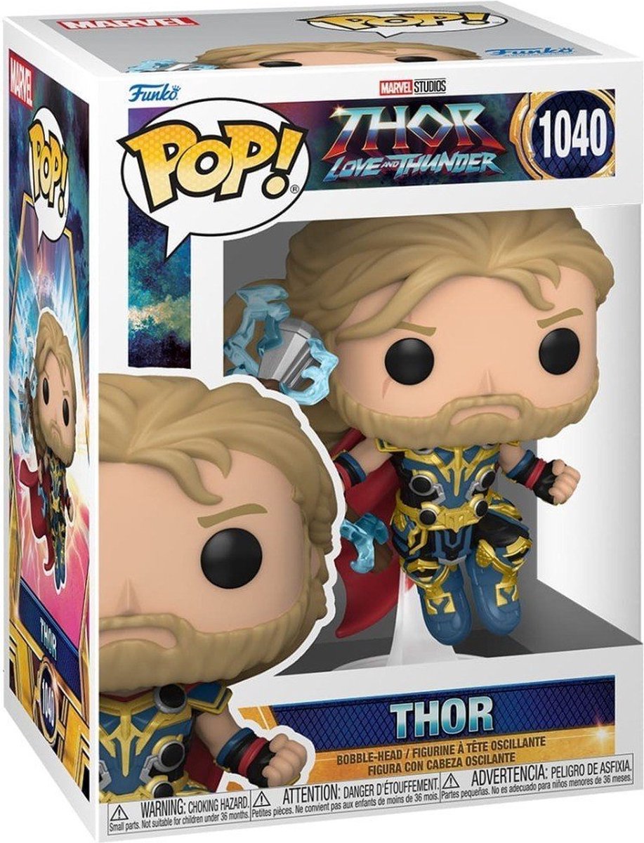 Funko Pop Marvel: Thor Love and Thunder - Thor - 9,5 cm - #1041 | bol
