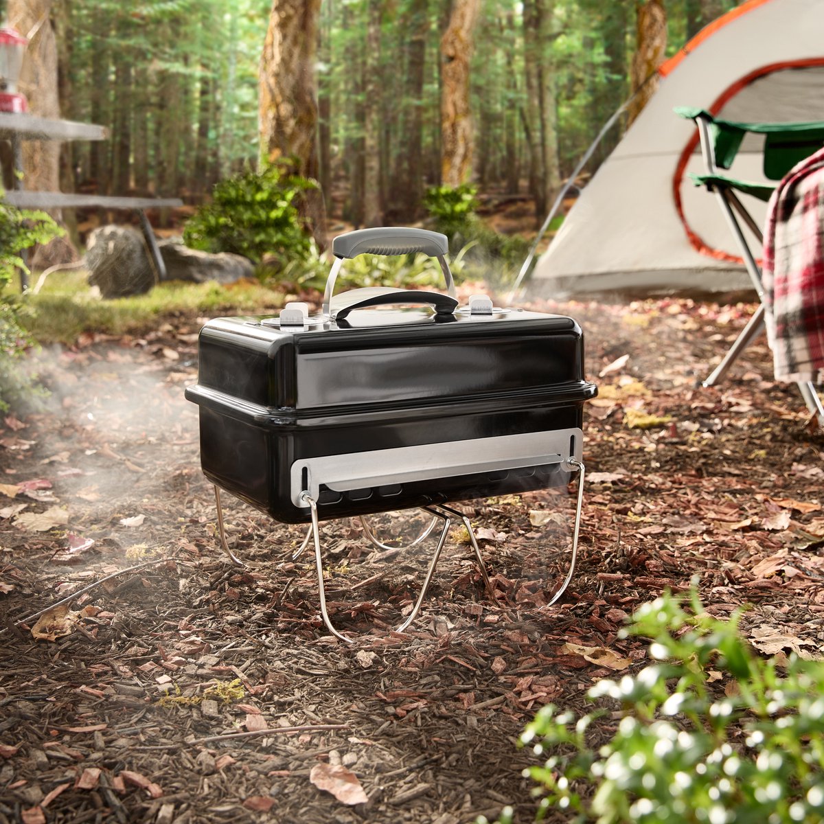 Grille De Cuisson Renforcée Pour Barbecue Portable Weber Go Anywhere - Diamètre 6 Mm (plus épais Que L'original)