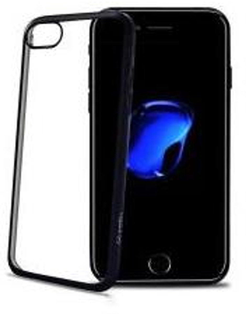 Celly Laser Cover Hoesje iPhone 7 Plus zwart transparant